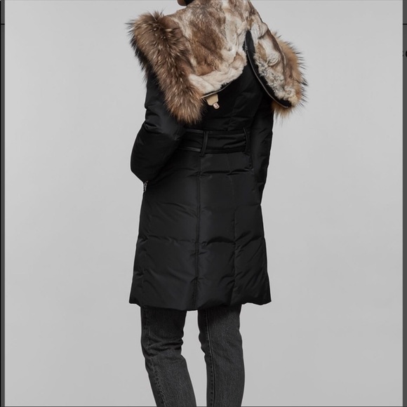 Mackage Trish Lavish Fur Trim Hood Down Coat - Picture 3 of 5
